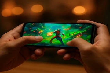 মোবাইল-উপযোগী গেমিং প্ল্যাটফর্ম ইন্টারফেসের উদাহরণ